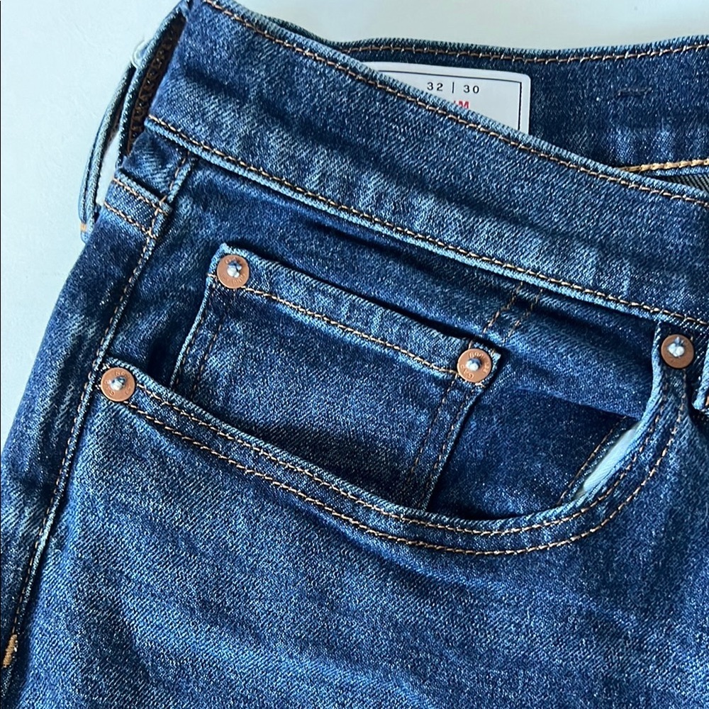 GAP Men's Slim Soft Flex Blue Jeans Size Waist 30 - Picture 5 of 7